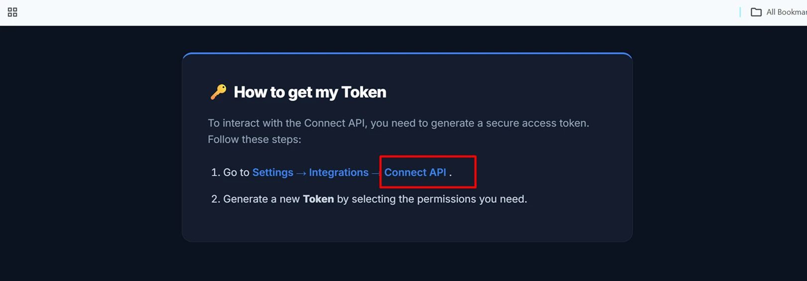 Connect API
