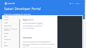 Sakari API URL