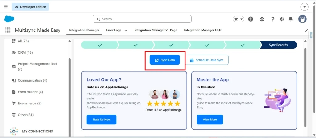 Click-on-Sync-Data-