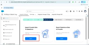 click on Import button
