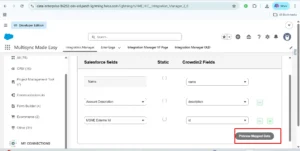 click on Preview Mapped Data