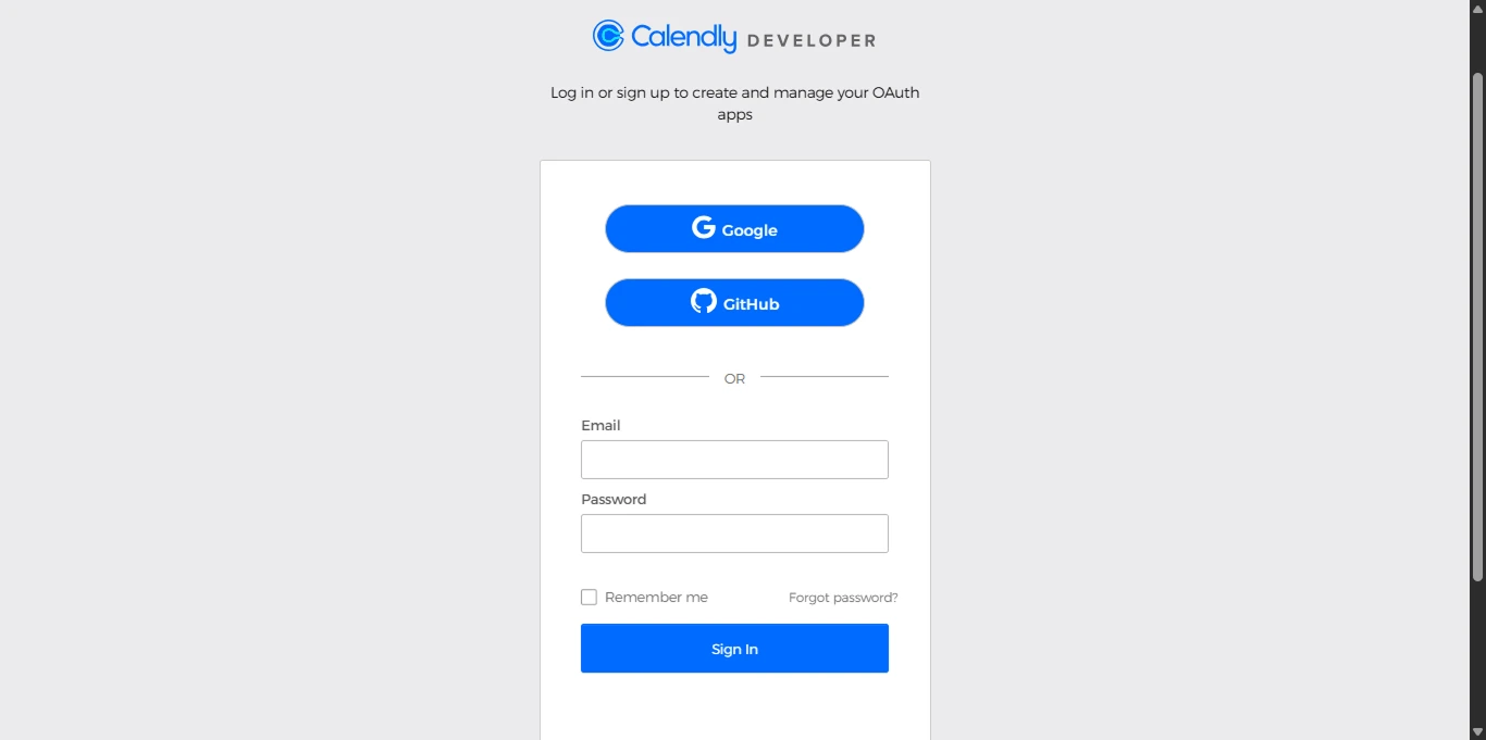 create a new account